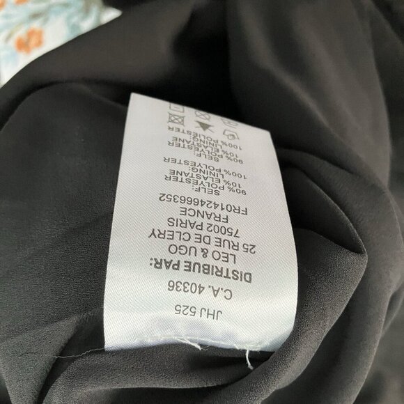 Leo & Ugo Skirt Set Womens Black Faux Suede Western Blazer Pencil Skirt - Picture 11 of 13